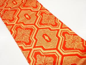 アンティーク　幾何学模様織り出し踊り帯（材料）